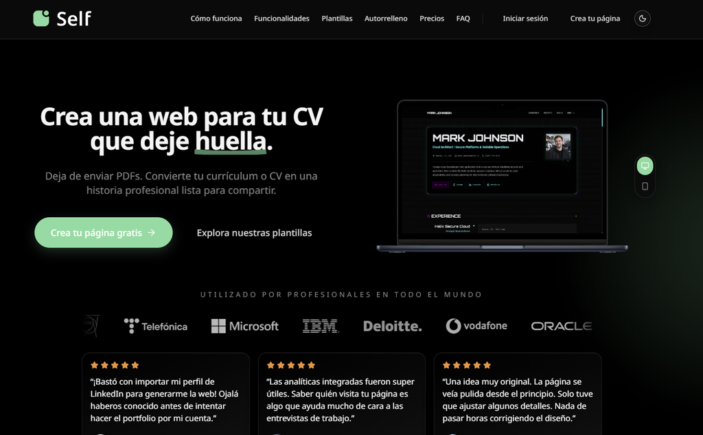 Cómo convertir tu experiencia profesional en una web personal 2 Una web personal puede complementar tu CV y ayudarte a mostrar proyectos, competencias y experiencia con ejemplos concretos.