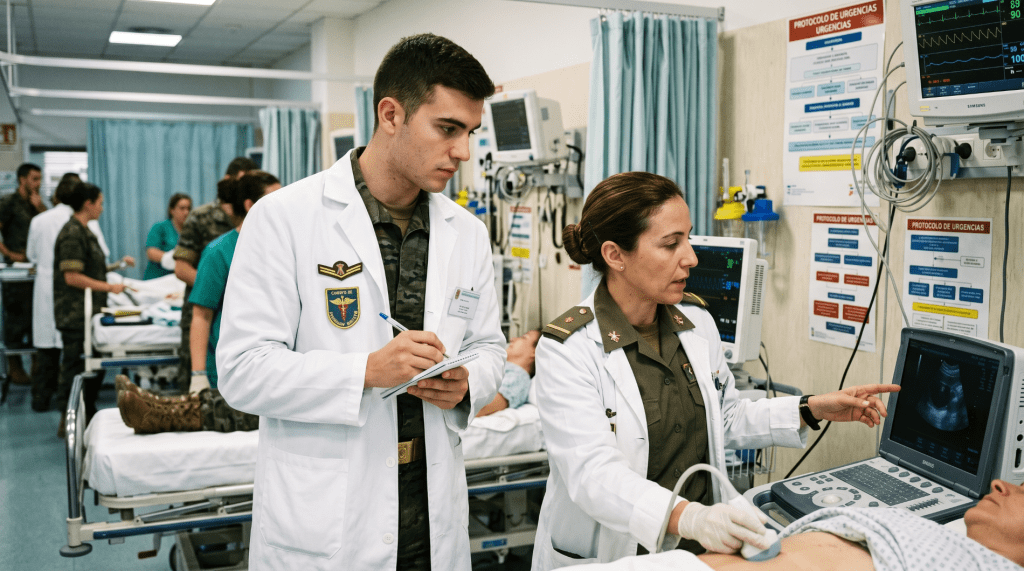 50 plazas para médicos militares sin carrera previa