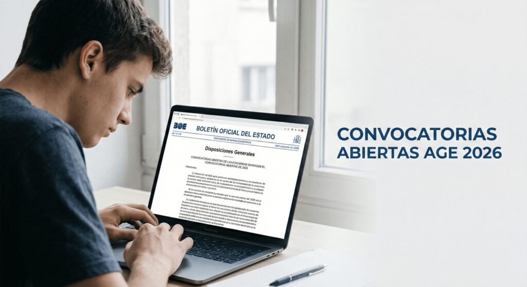 Convocatorias abiertas oposiciones AGE 2026