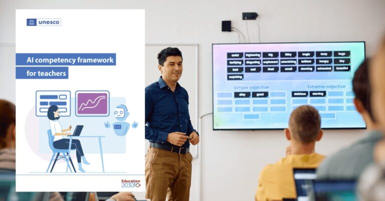 La UNESCO define las competencias clave para docentes en la era de la inteligencia artificial