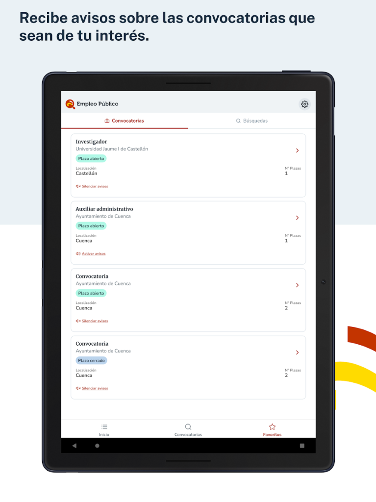 Nueva App oficial para consultar convocatorias de empleo público en España 4 Empleo Público: Nueva App oficial para consultar convocatorias de empleo público en España