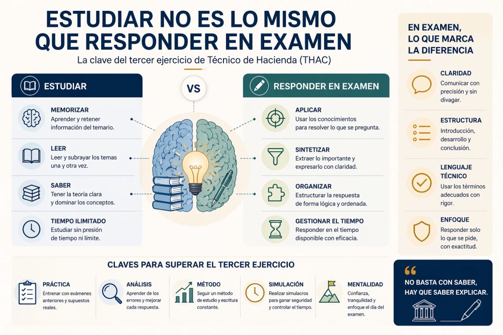 Cómo es el tercer ejercicio de Técnico de Hacienda (THAC) y por qué marca la diferencia en la oposición 2 Claves para resolver el tercer ejercicio de Técnico de Hacienda (THAC)