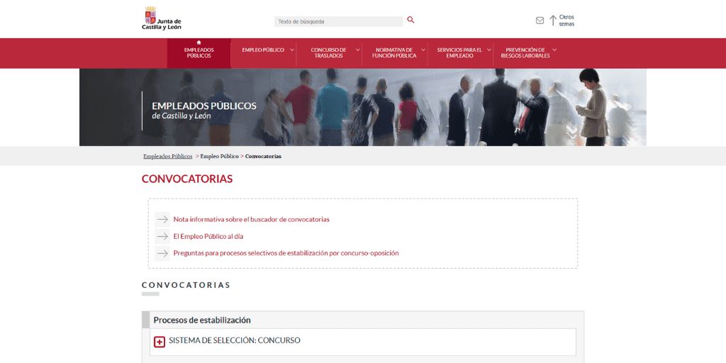 Convocatoria de proceso selectivo para cubrir 105 plazas de Operario/a de Servicios del Servicio de Salud de Castilla y León
