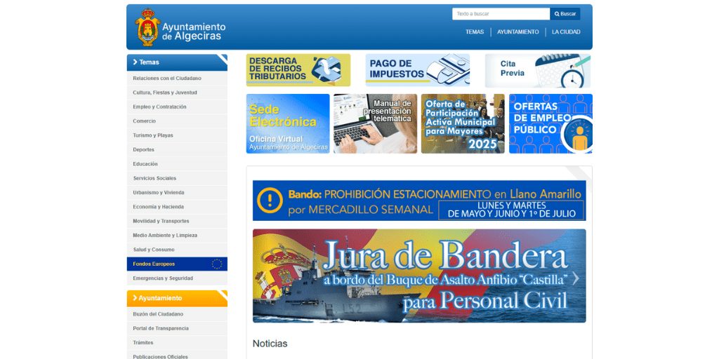 Convocatoria para cubrir 12 plazas de Auxiliar Administrativo/a en el Ayuntamiento de Algeciras (Cádiz)