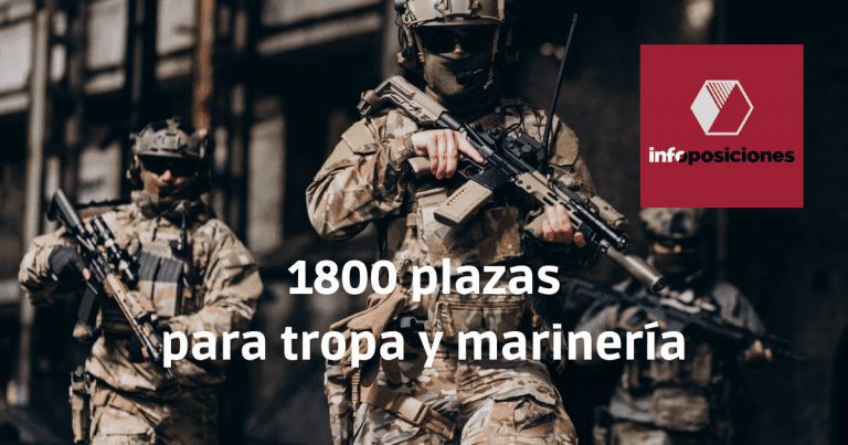 Convocatoria de proceso selectivo para 1800 plazas en los centros docentes militares de formación para incorporarse a las...