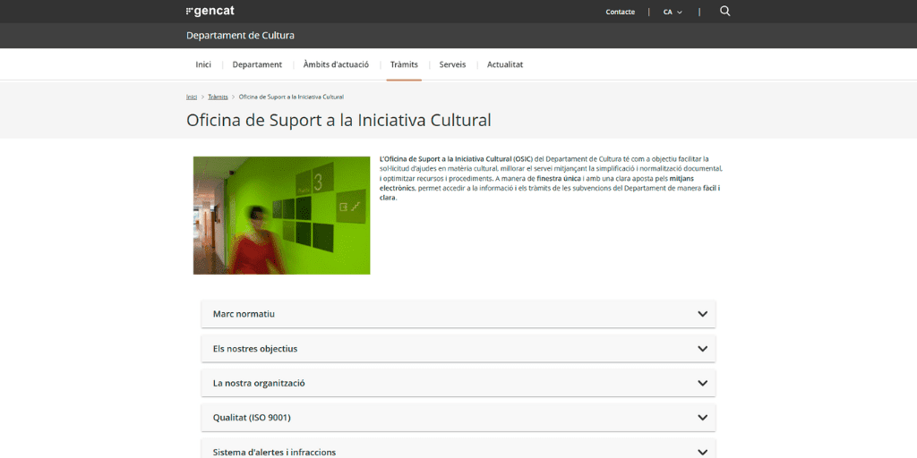 24 plazas laborales en la Oficina de Apoyo a la Iniciativa Cultural (Cataluña)