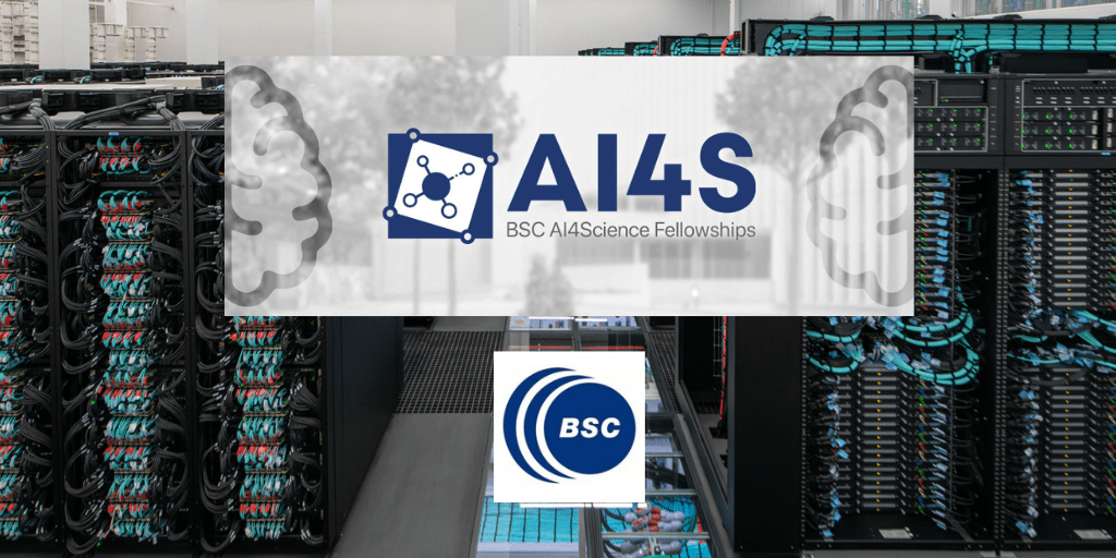 El BSC AI4Science Fellowships (AI4S) es un programa de atracción y retención de talento que tiene como objetivo la convergencia de HPC e IA, así como la creación y consolidación de líneas de investigación en los departamentos del BSC-CNS (Computer Sciences, Life Sciences, Earth Sciences, Computer Applications in Science and Engineering - CASE), aprovechando las capacidades computacionales del MareNostrum 5.