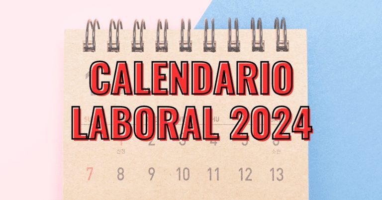 Calendario laboral de 2024 en España