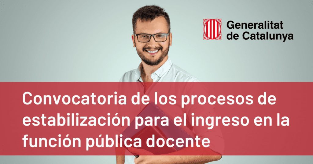Cataluña convoca 12.859 plazas para docentes