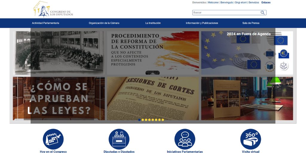 Convocadas 14 plazas para programadores informáticos en el Congreso de los Diputados