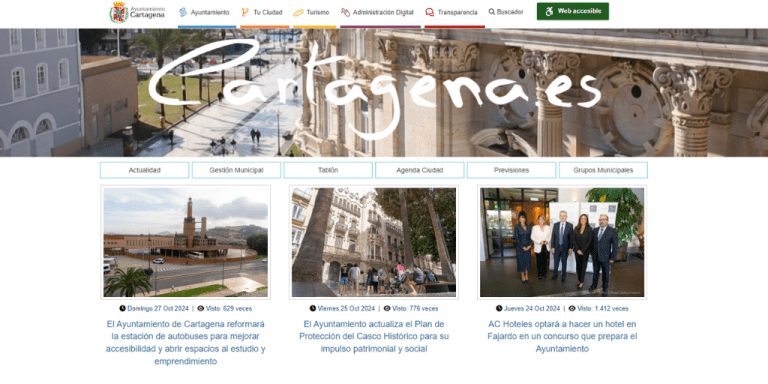 Convocatoria 26 plazas de portero/ordenanza en el Ayuntamiento de Cartagena