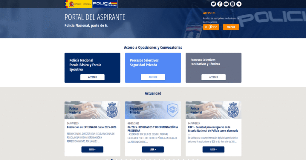 Convocatoria de 150 plazas para la Escala Ejecutiva de la Policía Nacional