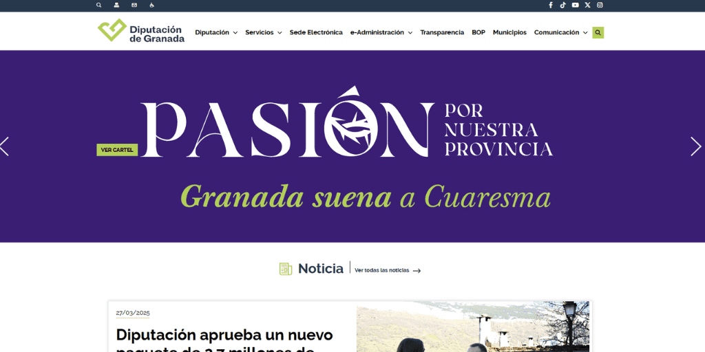 Convocatoria de proceso selectivo para cubrir 28 plazas de Bombero/a en la Diputación Provincial de Granada