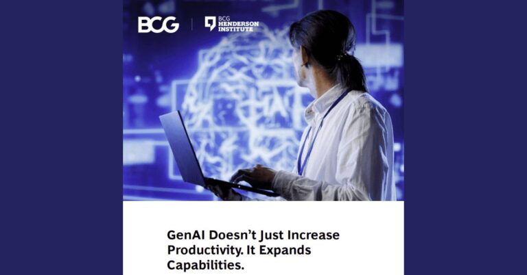 GenAI Doesn’t Just Increase Productivity. It Expands Capabilities.