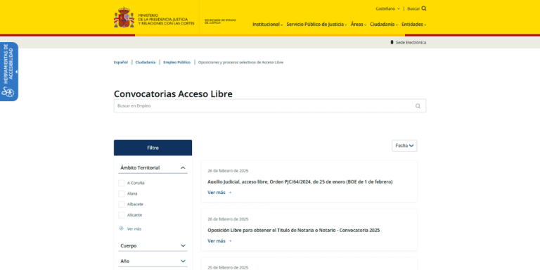 Oposiciones Notaría 2025: 140 plazas disponibles