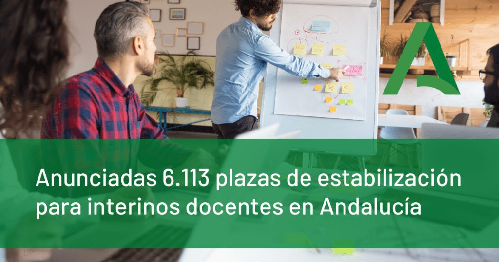 Andalucía ofertará 6.113 plazas de estabilización para interinos docentes