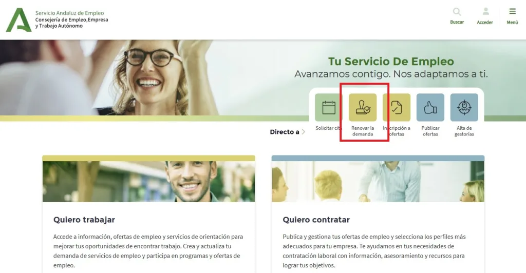 Cómo sellar el paro en Andalucía (SAE) en 2025: renovar demanda de empleo paso a paso 1